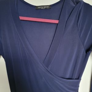 Navy Quarter Sleeve Maxi